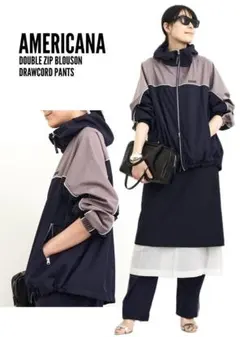 アパルトモン　AMERICANA DOUBLE ZIP BLOUSON AMERICANA/アメリカーナ】 DOUBLE ZIP BLOUSON（ナイロンジャケット