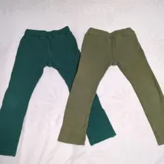 パンツ 緑系　2枚　110
