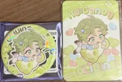 NUカーニバル アニカフェ 缶バッジ オリビン 3周年 2点セット まとめ