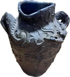 島常賀 龍巻 荒焼 壺 20cm蔵出し希少 壺屋焼 琉球陶器 飾壺 縁起物 龍神 2026年最新】島常賀の人気アイテム - メルカリ