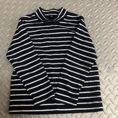 UNIQLO ネイビー/ホワイトボーダー　セーター　110cm