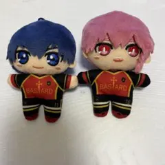 ブルーロック展　ぬいぐるみ　マスコット　潔　黒名