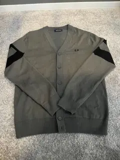 Fred Perry グレー カーディガン