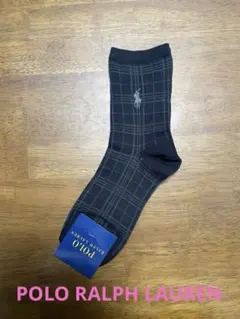 ★ POLO RALPH LAUREN ソックス チェック ブラック★新品★