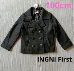 【新品】INGNI First ウールコート 黒 100-110cm