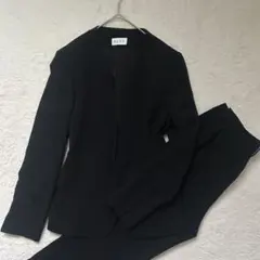 近年モデル✨プラステ トリアセブレンド パンツスーツ セットアップ ブラック