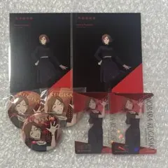 呪術廻戦　5周年　クリアカード　缶バッジ　ホログラム　釘崎
