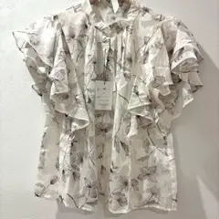 GRL 花柄シアーフリルスリープブラウスのサムネイル