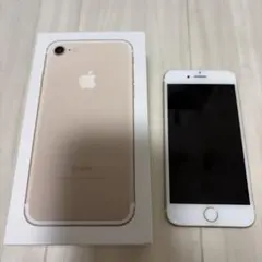 ジャンク　iPhone 7 ゴールド　128GB 箱あり