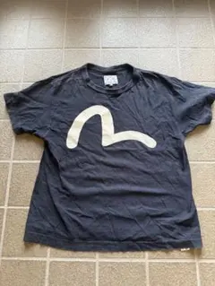 ク*中様 EVISU エヴィス カモメロゴ Tシャツ ブルー 大黒44 - メルカリ