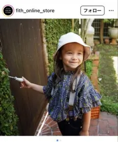 お値下げ！美品☆ FITH 2023S/S リバティ プルオーバー 100cm