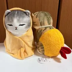 モフサンド　mofusand えびにゃんBIGぬいぐるみ　包まれにゃんこ