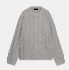 ZARA ソフトケーブルニットL
