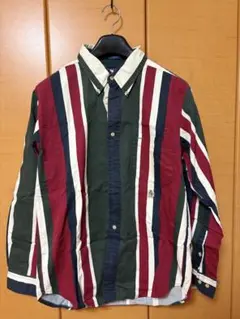 TOMMY HILFIGER マルチカラー ストライプシャツ XL