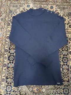 70s Saint James ネイビー ニット・セーターのサムネイル