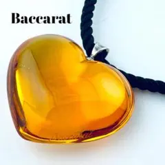 Baccarat バカラ ハート ネックレス SV925 オレンジ　チョーカーのサムネイル