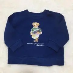 ラルフローレン　ポロベア　トレーナー　ネイビー　12M