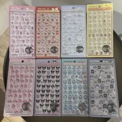 正規品 ボンボンドロップシールミニ サンリオ 全8種 コンプリートセット