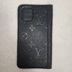 ルイヴィトン モノグラム アンプラント iPhone11 手帳型ケース ブラック