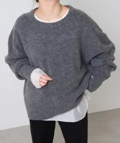 美品★コラージュ ガリャルダガランテ★ヤクライクニット オーバーサイズ ゆったり