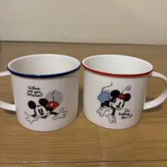 ミッキー　ミニー　ペアマグカップ