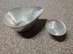 能作片口 ぐい呑み セット 錫製