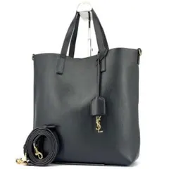 サンローラン トイショッピング トートバッグ 2way グレー