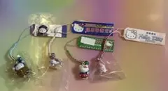 限定値下げ！！ハローキティ 根付け　4個セット　ご当地キティ　静岡限定