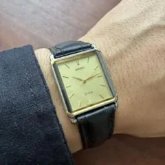 80s Vintage Seiko Dolce tank 7731 ラウンド - メルカリ