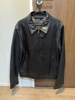 【希少】Ralph Lauren 牛革　レザージャケット　シングル 楽天市場】シングル ライダース（ブランドラルフローレン