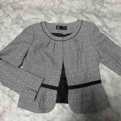 【美品】JOYBELLA ツイード ジャケット グレー 入学式 卒園式 スーツ
