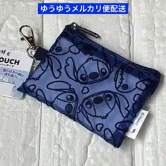 ディズニー スティッチ メッシュポーチ キーホルダー付き ミニポーチ