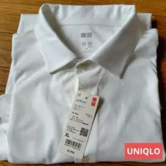 UNIQLO AIRism ホワイトポロシャツ XL