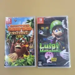 Switch ドンキーコングリターンズHD・ルイージマンション2HD