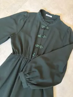 OLIVE des OLIVE チャイナボタンワンピース ロングワンピース