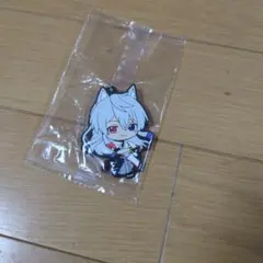 カラフルピーチどぬくラバーキーホルダー