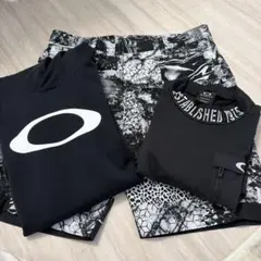OAKLEY ショートパンツ パッチワーク柄 JPN34