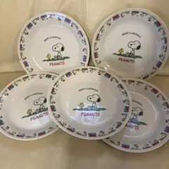 スヌーピー PEANUTS 皿 5枚セット