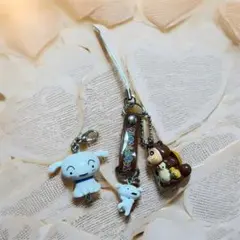 滋賀限定 クレヨンしんちゃん ご当地ストラップ　シロ　すき家