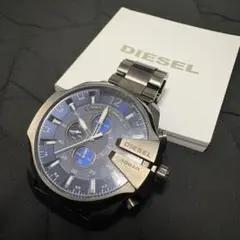 【美品】DIESEL DZ 4329メンズ 腕時計クロノグラフ ブラック説明書付のサムネイル