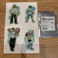 ヒロアカ　クリアステッカー　アニマルビーチボールVer. 4枚セット