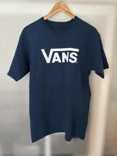 VANS バンズ ロゴTシャツ ネイビー Mサイズ ビッグロゴ 半袖 定番 人気のサムネイル