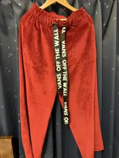 VANS レッド パンツ Sサイズ