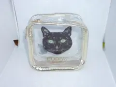 C★未使用★GODIVA ゴディバ 限定 ブラックキャット猫ポーチのサムネイル