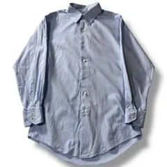 80s 90s ブルックスブラザーズ 長袖シャツ makers メイカーズ 水色
