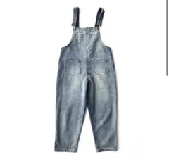 【春の在庫一掃大処分！】デニムサロペット ワークパンツ 可愛い お洒落 ガーリー