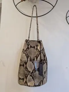 美品　MARCO MASI for allureville パイソン柄バッグ