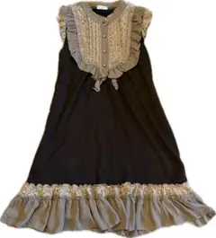 axes femme ノースリーブ ワンピース フェアリーグランジ 森ガール