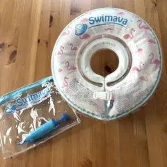 Swimava フラミンゴ柄 首浮き輪 レギュラーサイズ