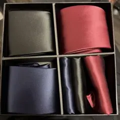 [ECONT] メンズ ネクタイ 洗える ビジネス 結婚式 プレゼント3本セット